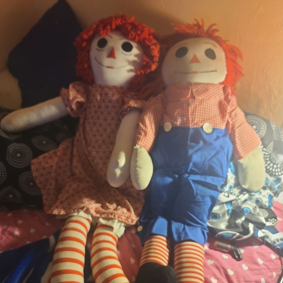 Raggedy Ann and Andy dolls - Picture 2 of 6